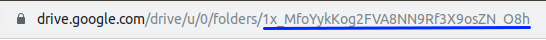 Extracting Drive Folder ID